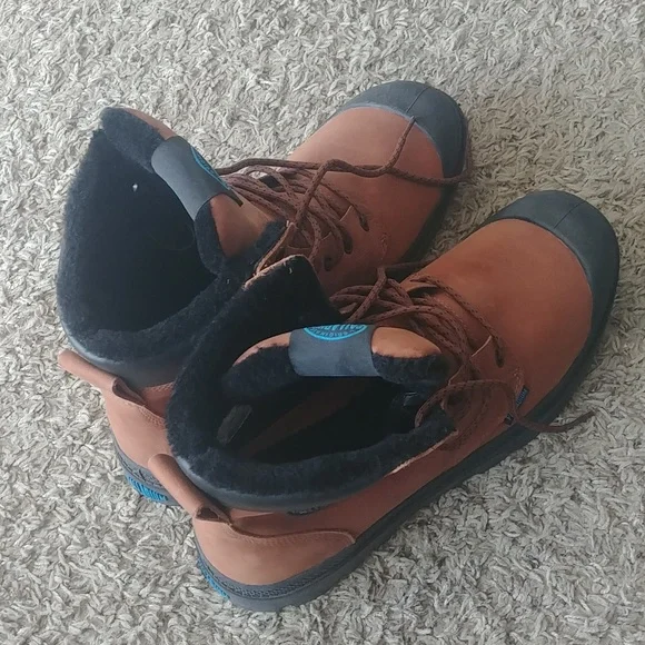 Palladium Milk Chocolate Boots - Picture 4 of 9